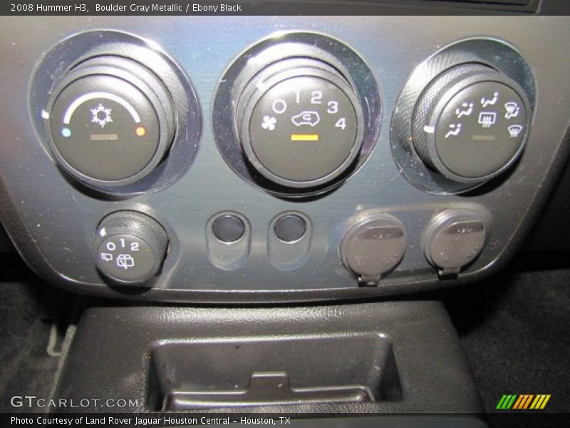 Boulder Gray Metallic / Ebony Black 2008 Hummer H3