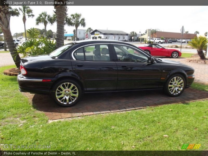 Ebony Black / Sand 2003 Jaguar X-Type 3.0