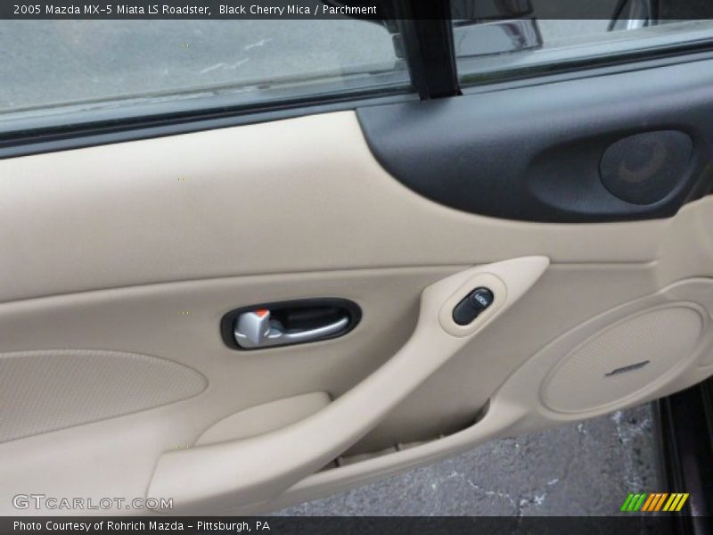 Black Cherry Mica / Parchment 2005 Mazda MX-5 Miata LS Roadster