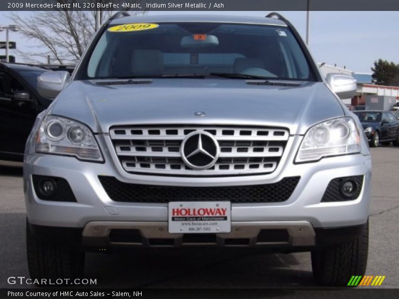 Iridium Silver Metallic / Ash 2009 Mercedes-Benz ML 320 BlueTec 4Matic