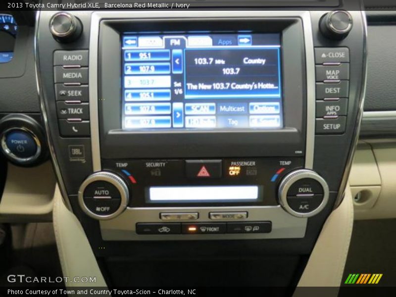 Barcelona Red Metallic / Ivory 2013 Toyota Camry Hybrid XLE