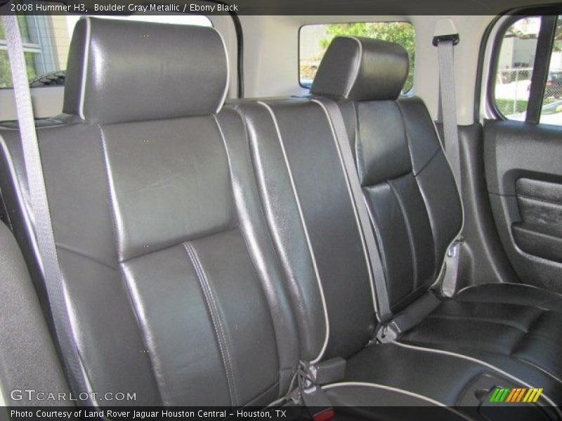 Boulder Gray Metallic / Ebony Black 2008 Hummer H3