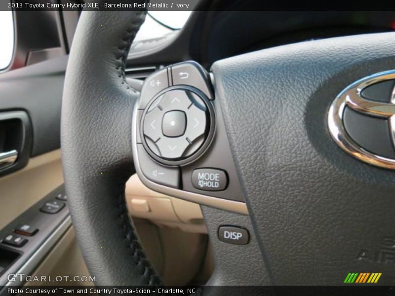 Barcelona Red Metallic / Ivory 2013 Toyota Camry Hybrid XLE