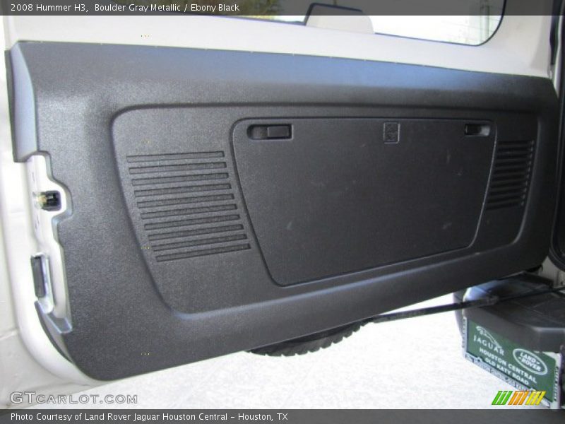 Boulder Gray Metallic / Ebony Black 2008 Hummer H3