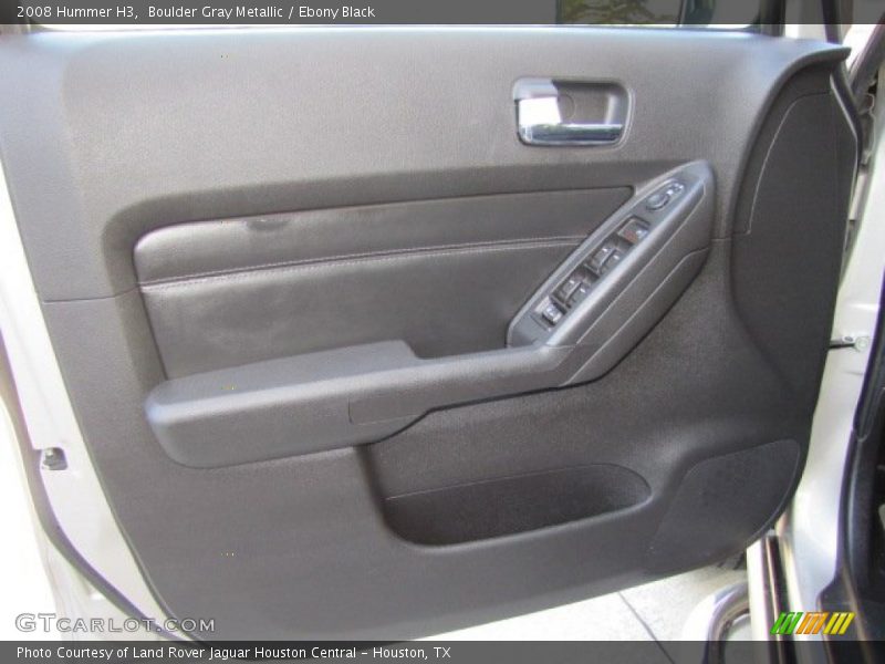 Boulder Gray Metallic / Ebony Black 2008 Hummer H3