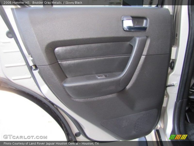 Boulder Gray Metallic / Ebony Black 2008 Hummer H3