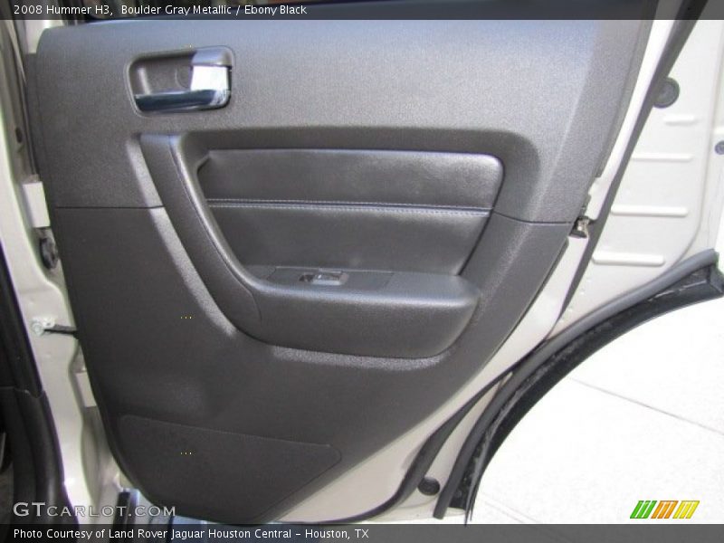 Boulder Gray Metallic / Ebony Black 2008 Hummer H3