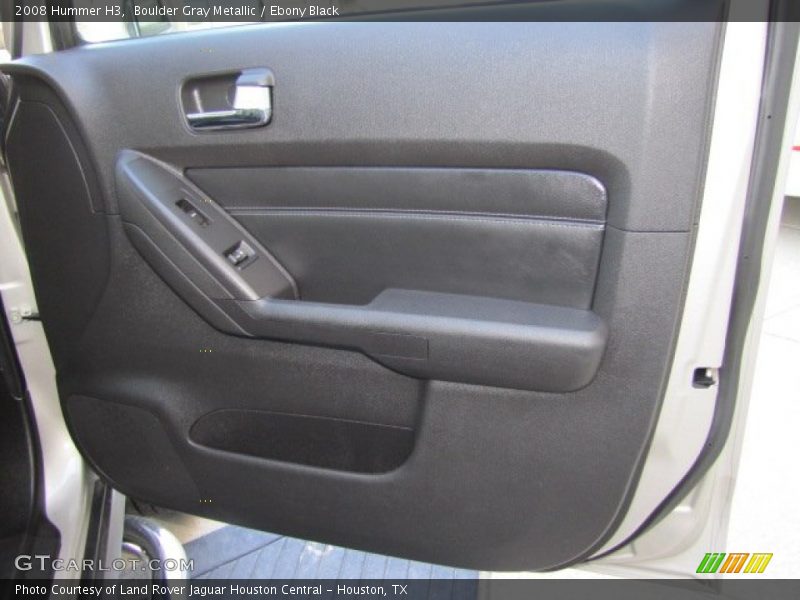 Boulder Gray Metallic / Ebony Black 2008 Hummer H3