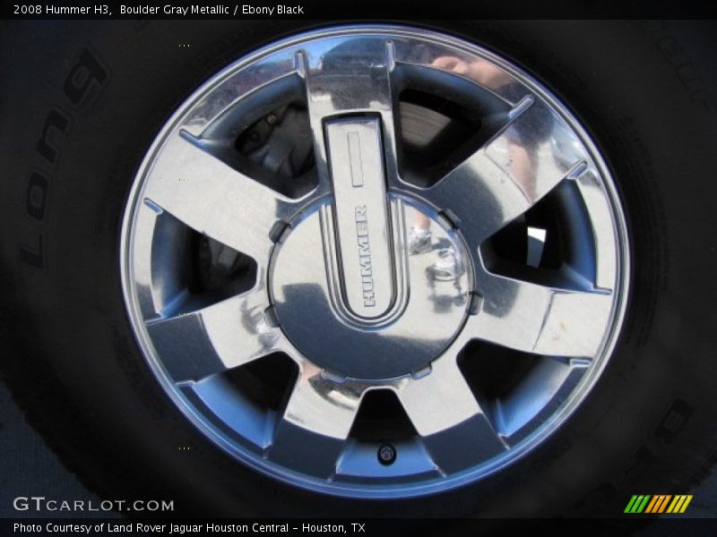 Boulder Gray Metallic / Ebony Black 2008 Hummer H3