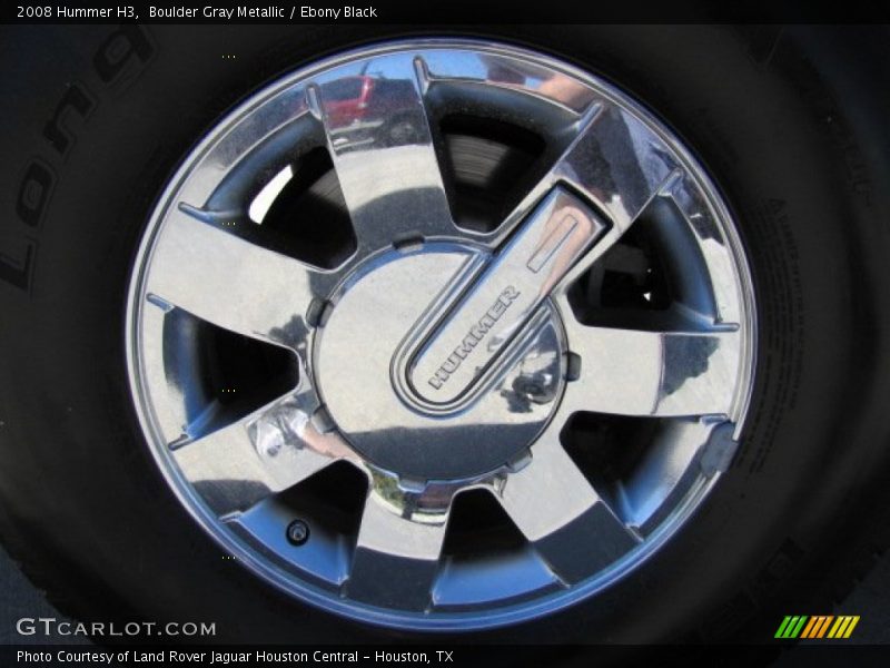 Boulder Gray Metallic / Ebony Black 2008 Hummer H3