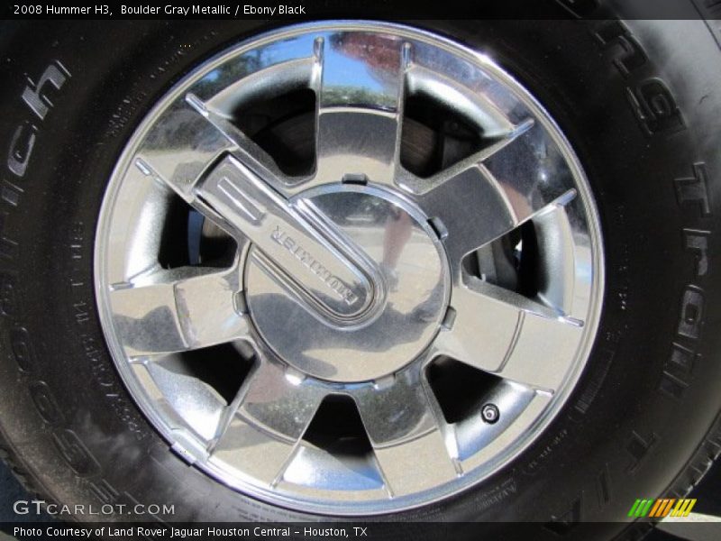 Boulder Gray Metallic / Ebony Black 2008 Hummer H3