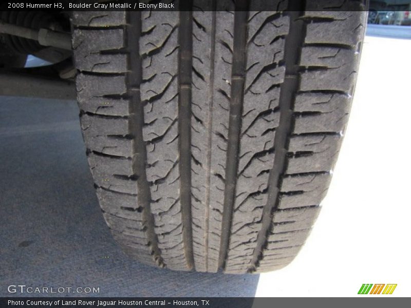 Boulder Gray Metallic / Ebony Black 2008 Hummer H3