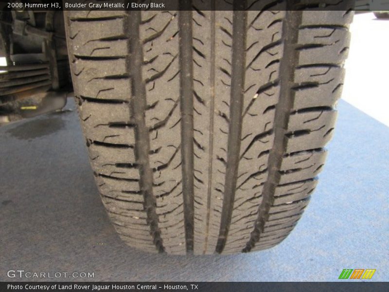 Boulder Gray Metallic / Ebony Black 2008 Hummer H3