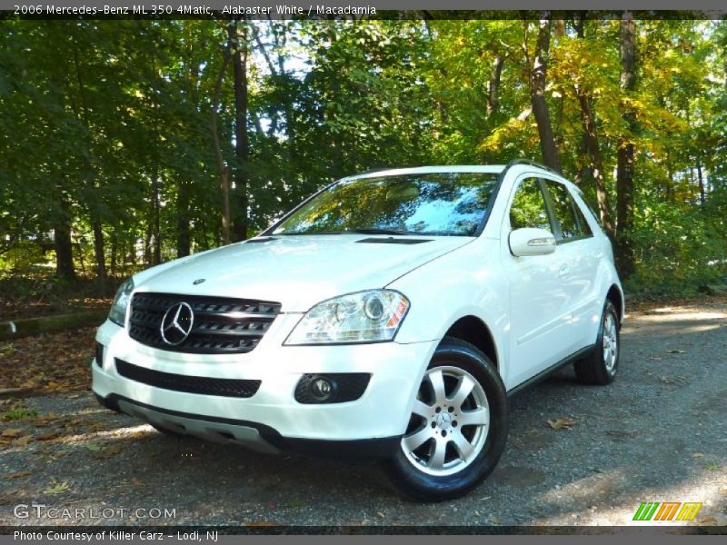 Alabaster White / Macadamia 2006 Mercedes-Benz ML 350 4Matic