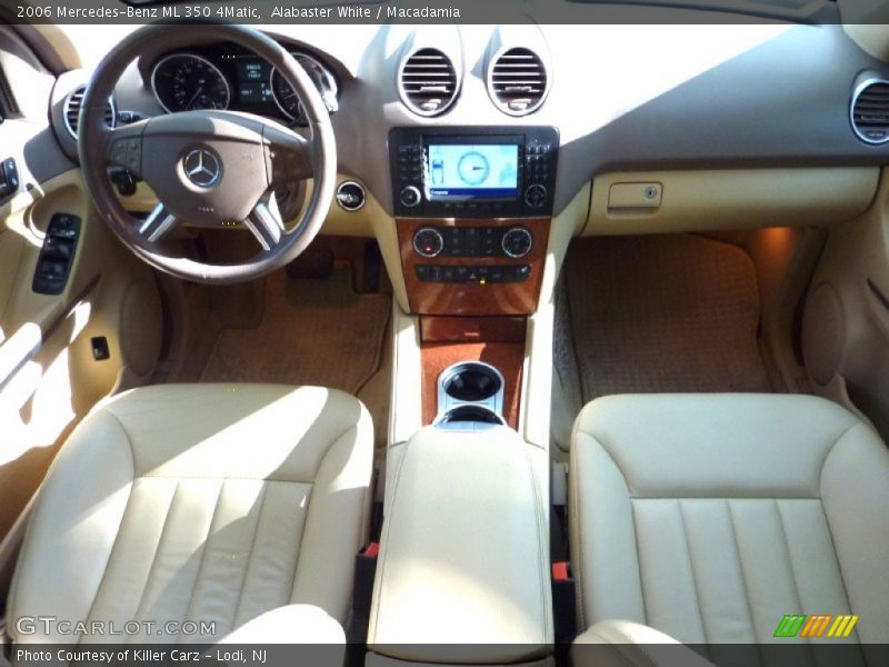 Alabaster White / Macadamia 2006 Mercedes-Benz ML 350 4Matic