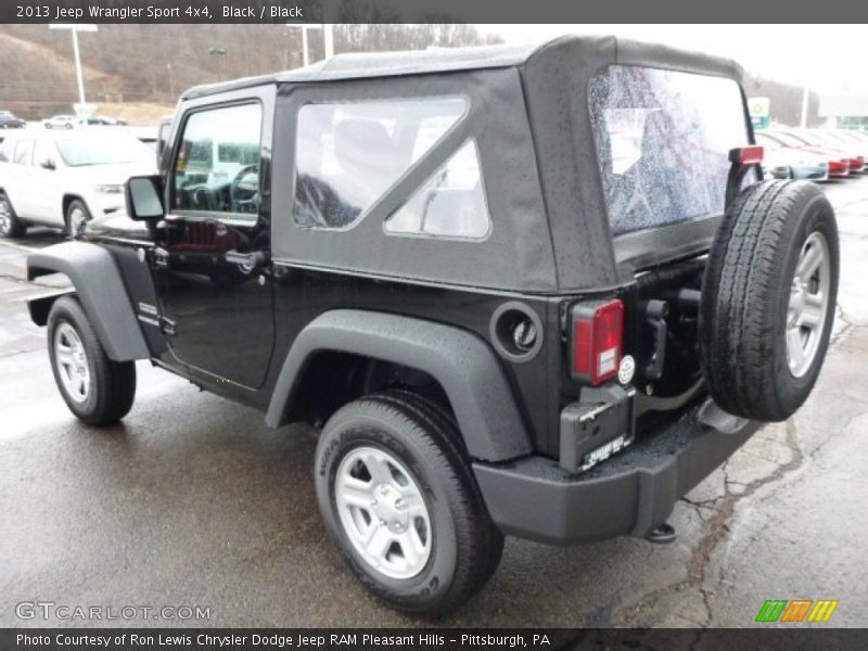 Black / Black 2013 Jeep Wrangler Sport 4x4