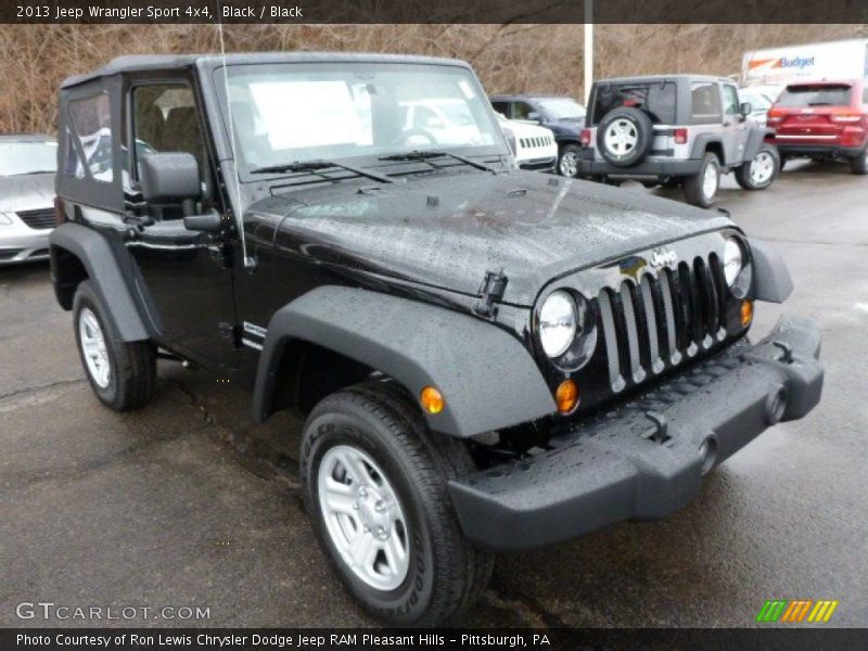 Black / Black 2013 Jeep Wrangler Sport 4x4