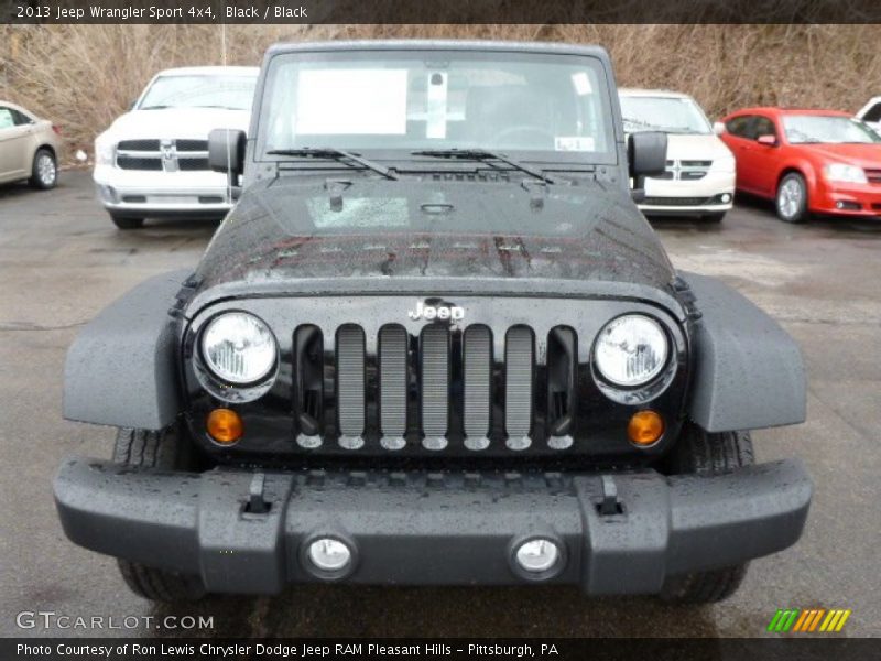 Black / Black 2013 Jeep Wrangler Sport 4x4