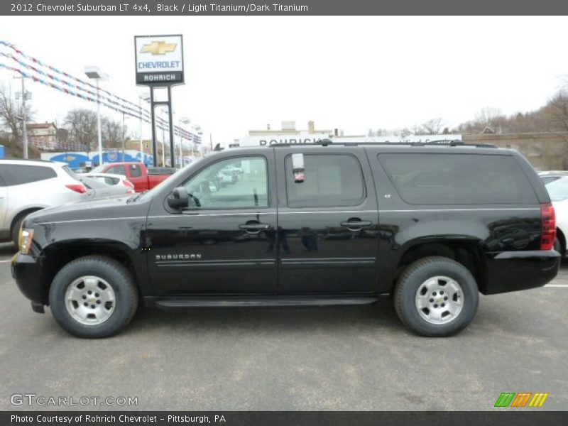 Black / Light Titanium/Dark Titanium 2012 Chevrolet Suburban LT 4x4