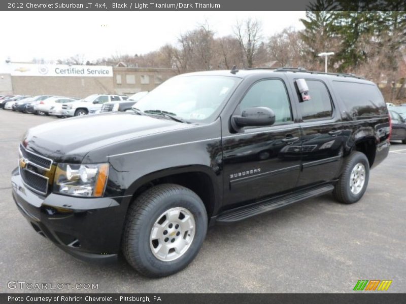 Black / Light Titanium/Dark Titanium 2012 Chevrolet Suburban LT 4x4