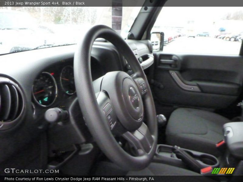 Black / Black 2013 Jeep Wrangler Sport 4x4