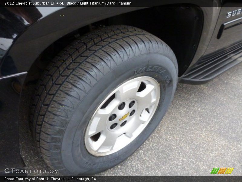 Black / Light Titanium/Dark Titanium 2012 Chevrolet Suburban LT 4x4
