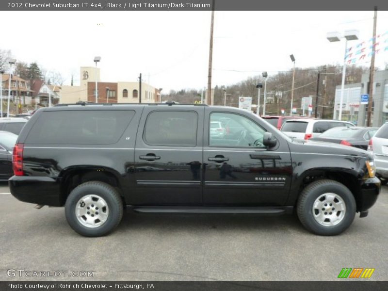 Black / Light Titanium/Dark Titanium 2012 Chevrolet Suburban LT 4x4