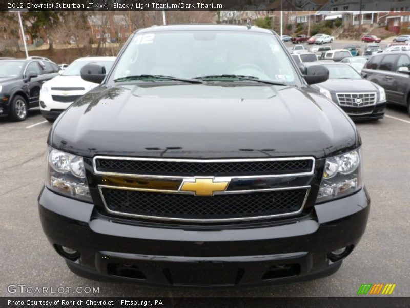 Black / Light Titanium/Dark Titanium 2012 Chevrolet Suburban LT 4x4