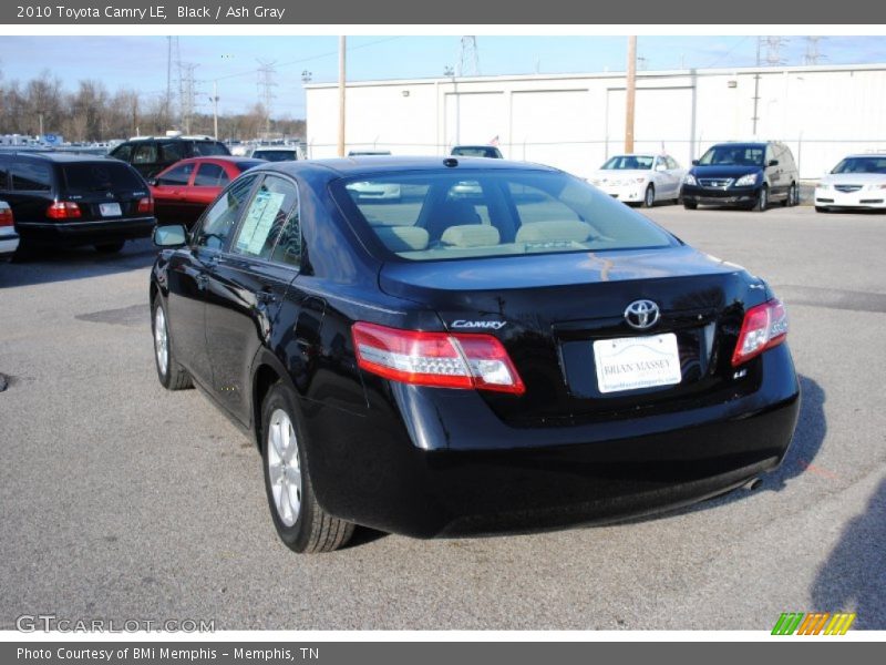 Black / Ash Gray 2010 Toyota Camry LE