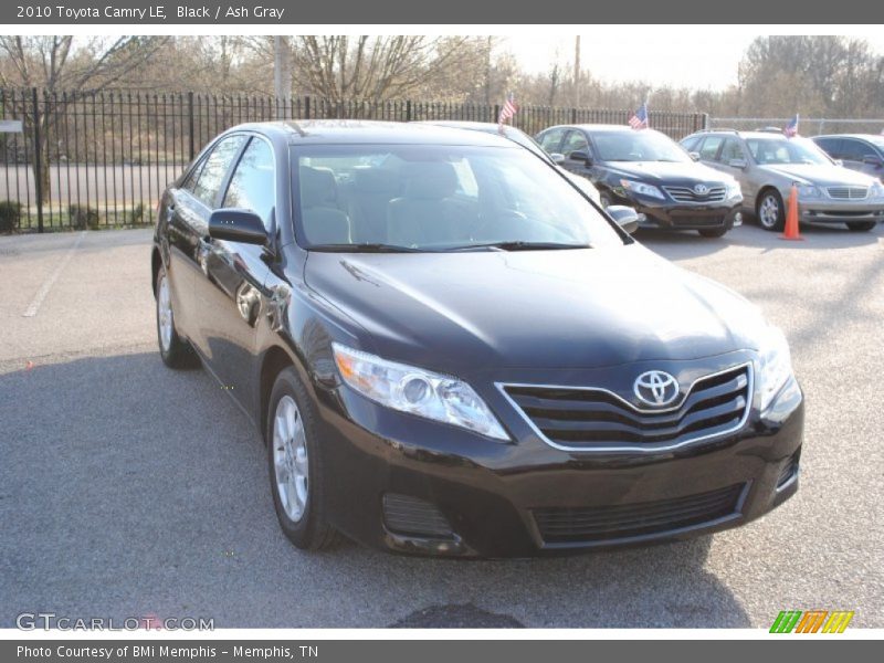 Black / Ash Gray 2010 Toyota Camry LE