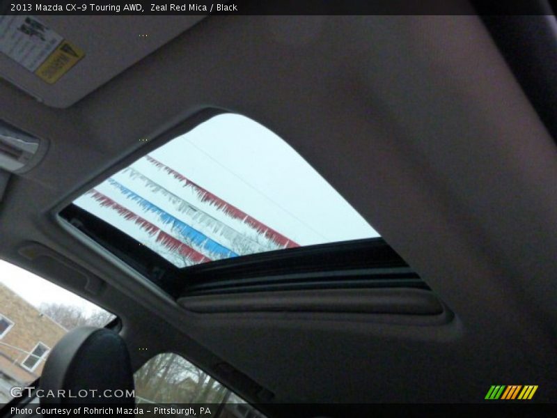 Sunroof of 2013 CX-9 Touring AWD