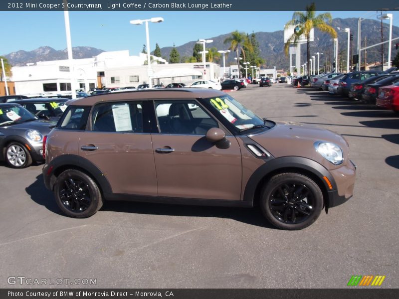 Light Coffee / Carbon Black Lounge Leather 2012 Mini Cooper S Countryman