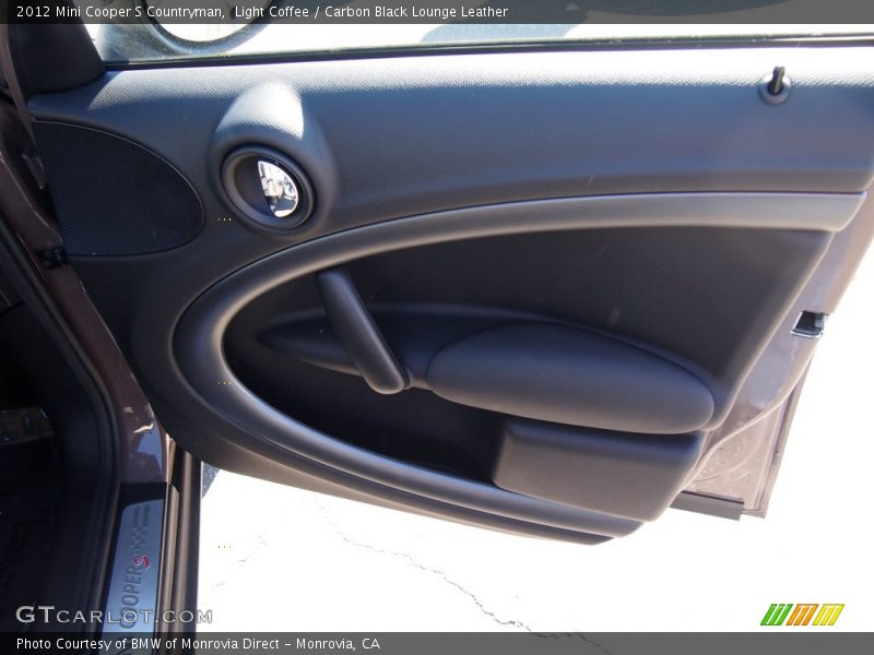 Light Coffee / Carbon Black Lounge Leather 2012 Mini Cooper S Countryman