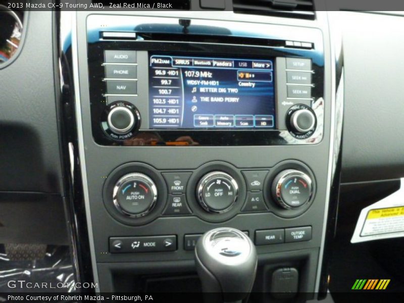 Controls of 2013 CX-9 Touring AWD