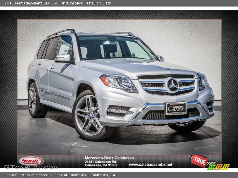 Iridium Silver Metallic / Black 2013 Mercedes-Benz GLK 350