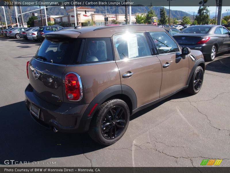 Light Coffee / Carbon Black Lounge Leather 2012 Mini Cooper S Countryman