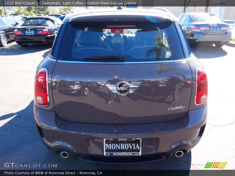 Light Coffee / Carbon Black Lounge Leather 2012 Mini Cooper S Countryman