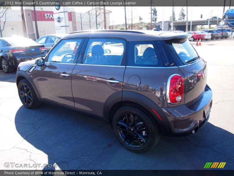 Light Coffee / Carbon Black Lounge Leather 2012 Mini Cooper S Countryman