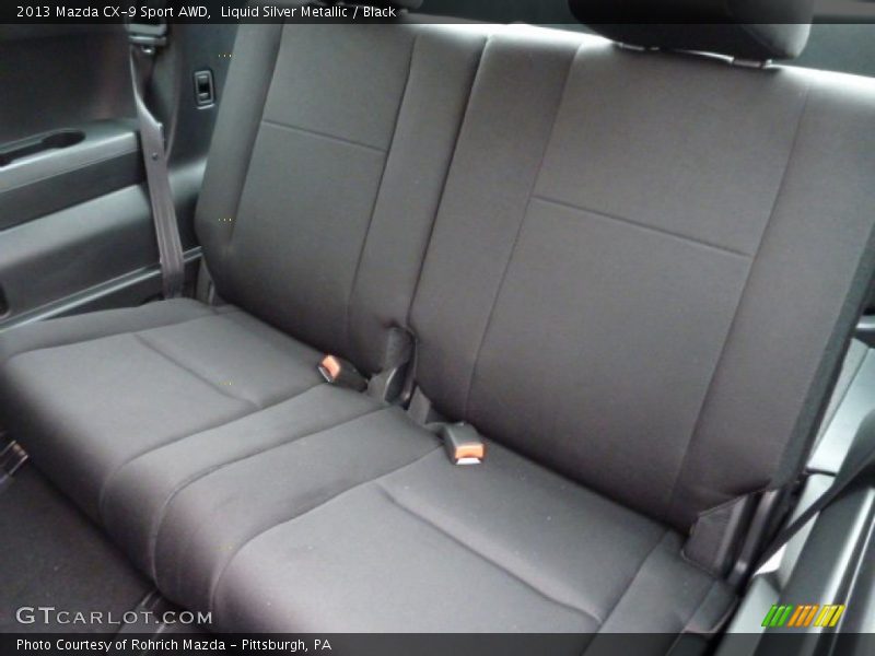 Rear Seat of 2013 CX-9 Sport AWD