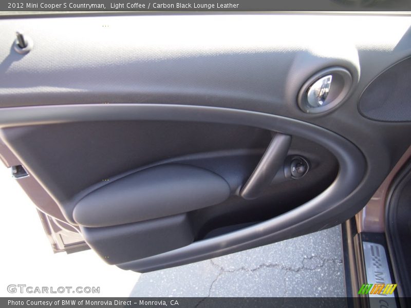 Light Coffee / Carbon Black Lounge Leather 2012 Mini Cooper S Countryman