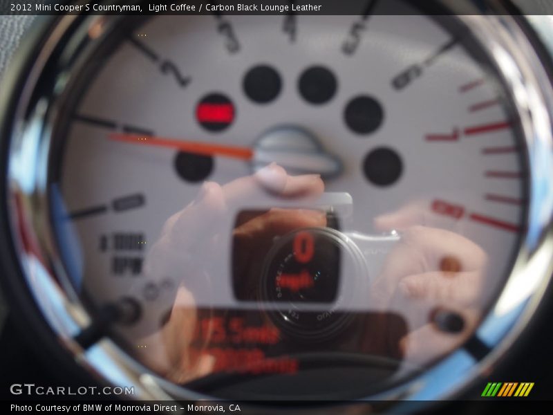 Light Coffee / Carbon Black Lounge Leather 2012 Mini Cooper S Countryman