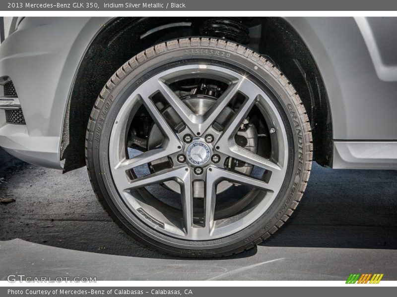Iridium Silver Metallic / Black 2013 Mercedes-Benz GLK 350