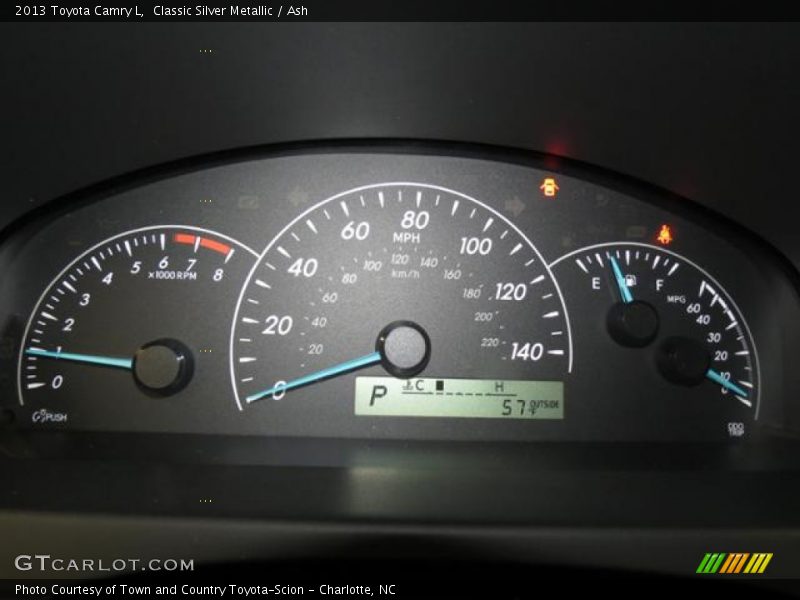 Classic Silver Metallic / Ash 2013 Toyota Camry L
