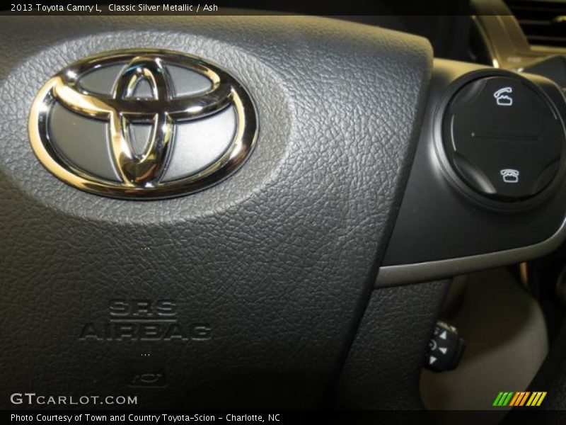 Classic Silver Metallic / Ash 2013 Toyota Camry L
