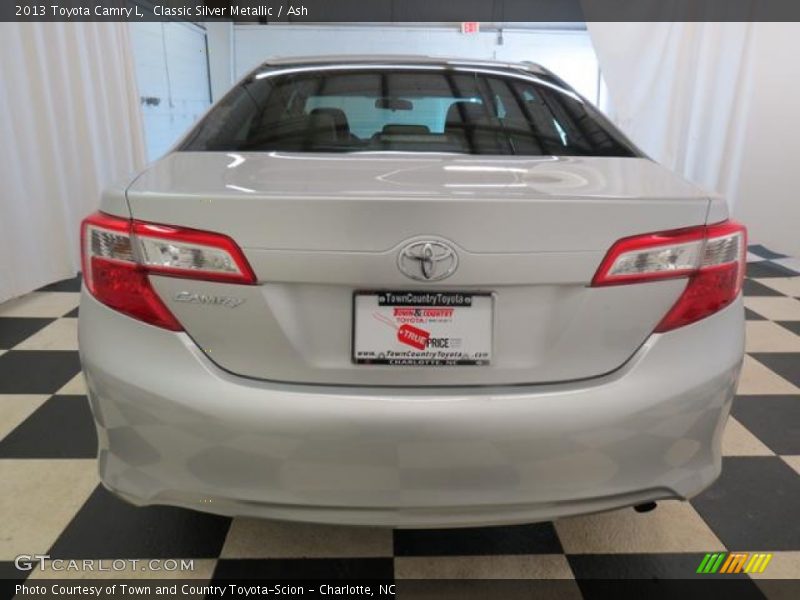 Classic Silver Metallic / Ash 2013 Toyota Camry L