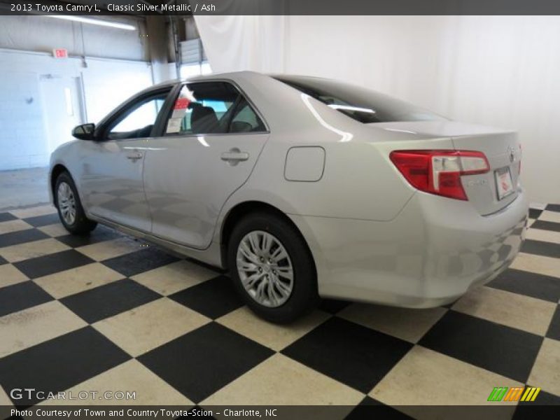 Classic Silver Metallic / Ash 2013 Toyota Camry L