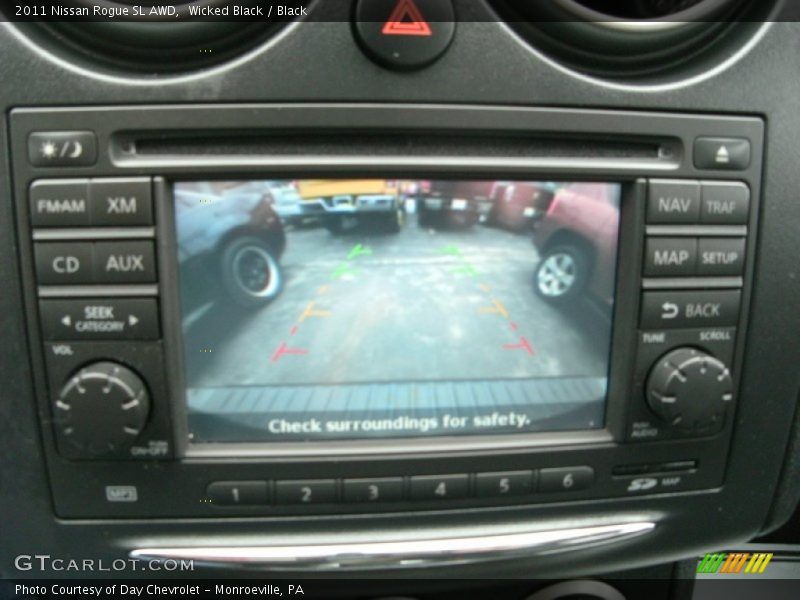 Wicked Black / Black 2011 Nissan Rogue SL AWD
