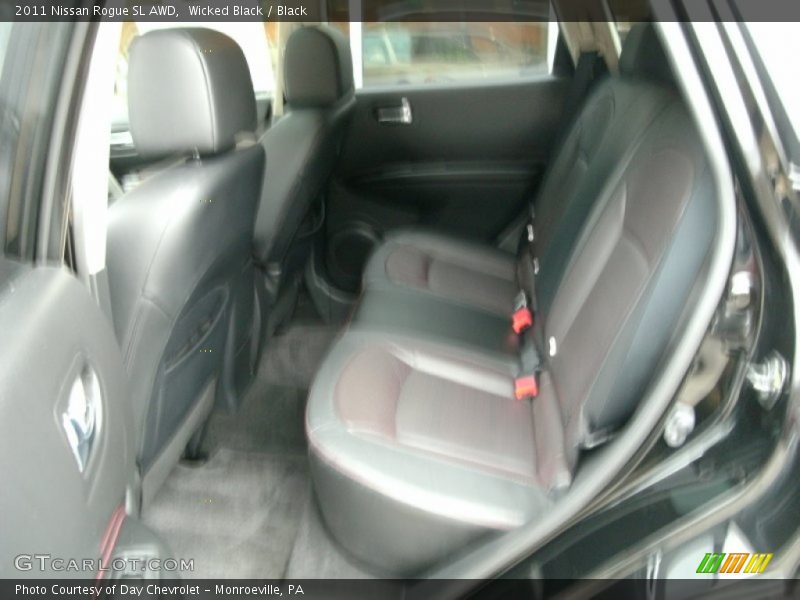 Wicked Black / Black 2011 Nissan Rogue SL AWD