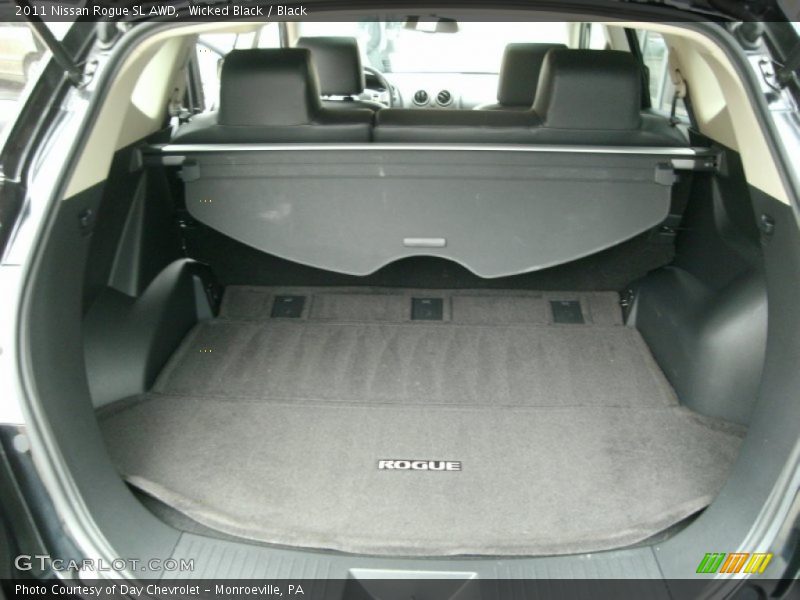 Wicked Black / Black 2011 Nissan Rogue SL AWD