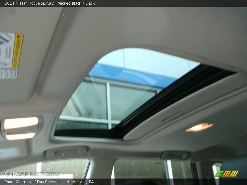 Wicked Black / Black 2011 Nissan Rogue SL AWD